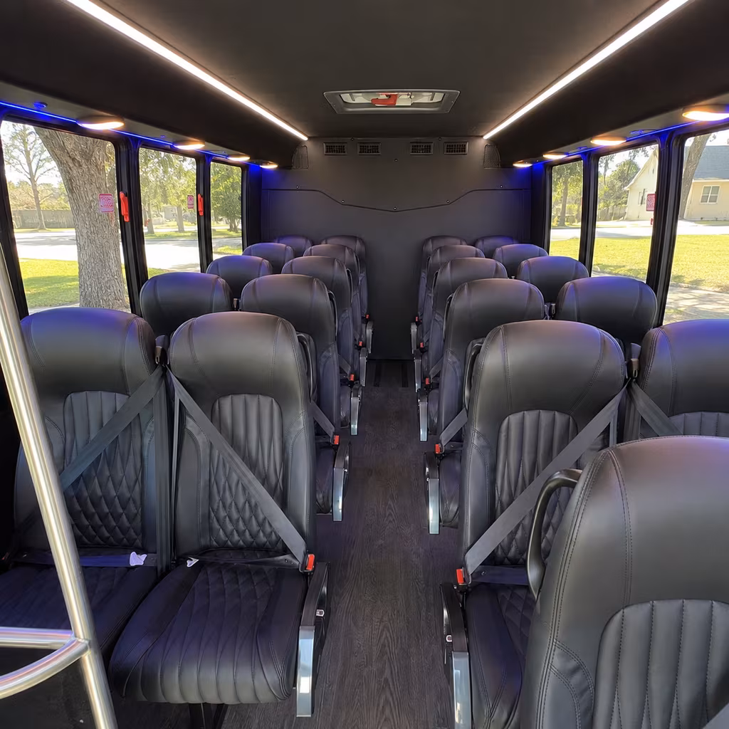 detroit corporate event transportation onboard seating