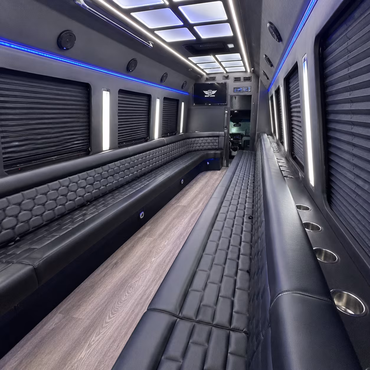 detroit party bus rentals inside