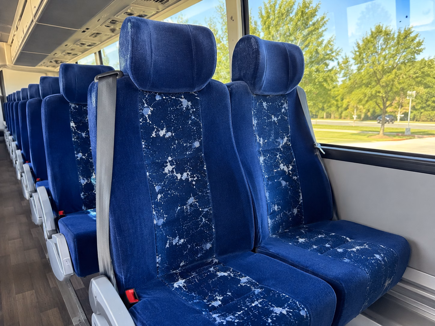 detroit sporting event transportation onboard seating